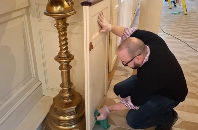 The Clean Space volunteers at Paddington Church as part of its social initiative
